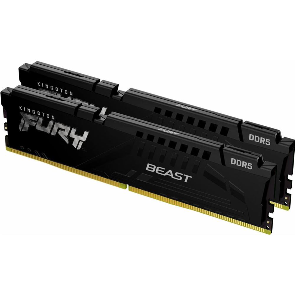 Оперативная память «Kingston» 32GB, 2x16GB PC5-48000 DDR5-6000 Fury Beast, KF560C40BBK2-32 CL40