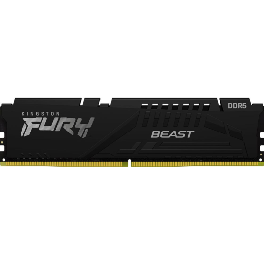 Оперативная память «Kingston» 32GB, 2х16GB PC-38400 DDR5-4800 FURY Beast, KF548C38BBK2-32 Black CL-38