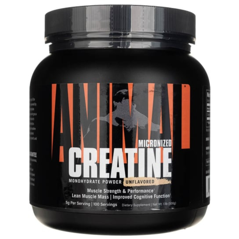 Креатин моногидрат Animal Creatine Powder 500г, натуральный