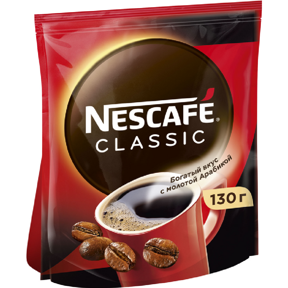 Кофе растворимый «Nescafe Classic», с добавлением молотого, 130 г #5