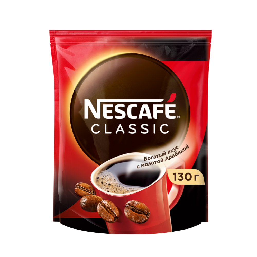 Кофе растворимый «Nescafe Classic», с добавлением молотого, 130 г #6