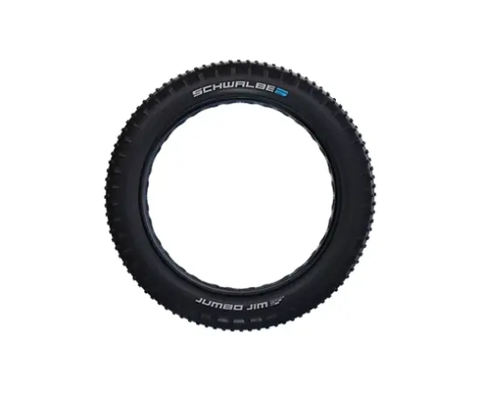 Велосипедная покрышка Schwalbe JUMBO JIM 26x4.80 (120-559), Super Ground, TLE (складная, чёрная)