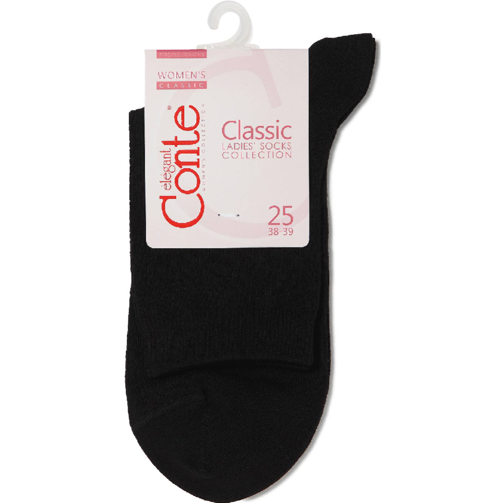 Носки женские «Conte Elegant» Classic, 061, черный, размер 36-37