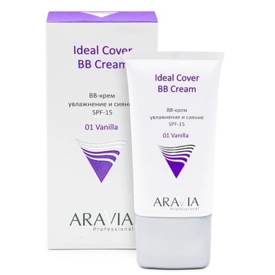 "ARAVIA Professional" BB-крем увлажняющий SPF-15 Ideal Cover BB-Cream, тон 01, туба 50 мл /9208/