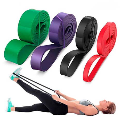 Набор профессиональных фитнес-резинок Resistance bands fitness sport 4 шт