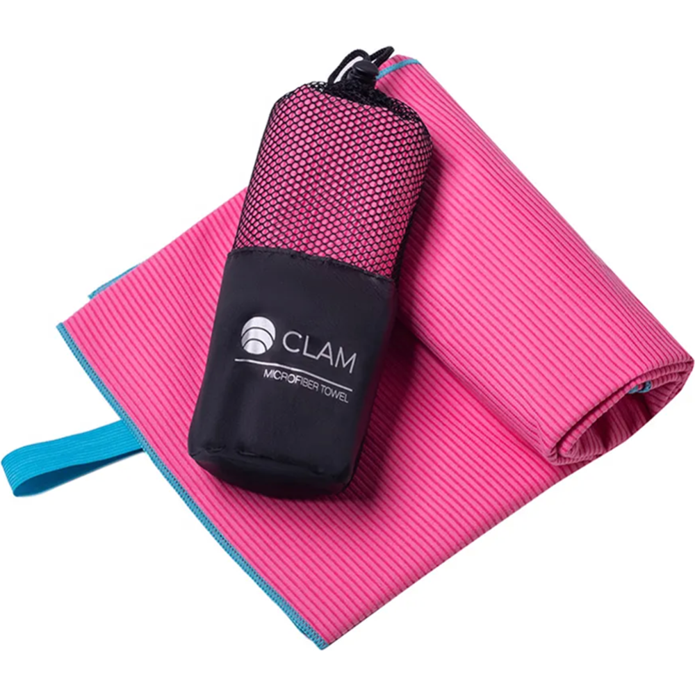 Полотенце «Clam» микрофибра, PR006, розовый, 70х140 см