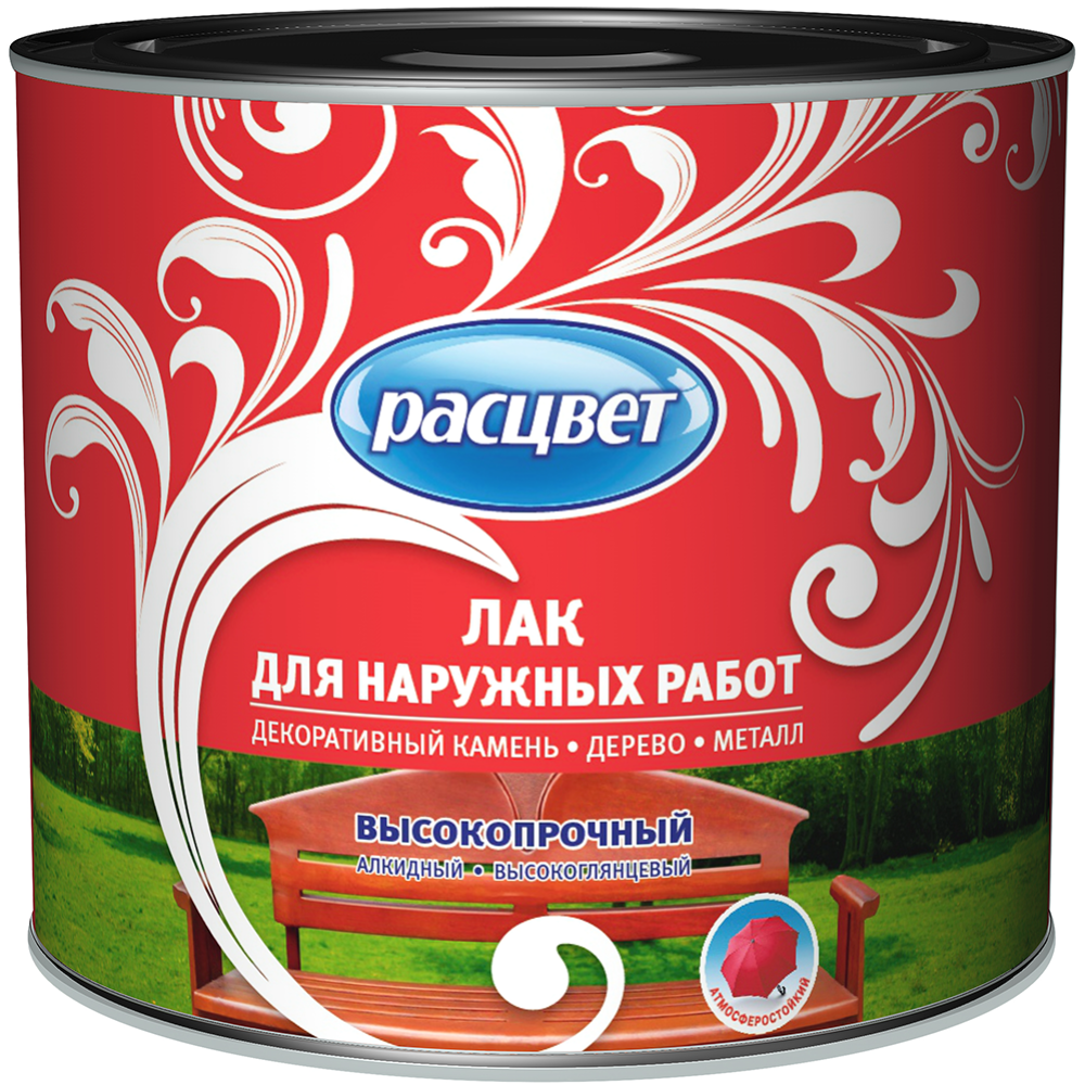 Лак «Расцвет» для наружных работ, 1.9 кг