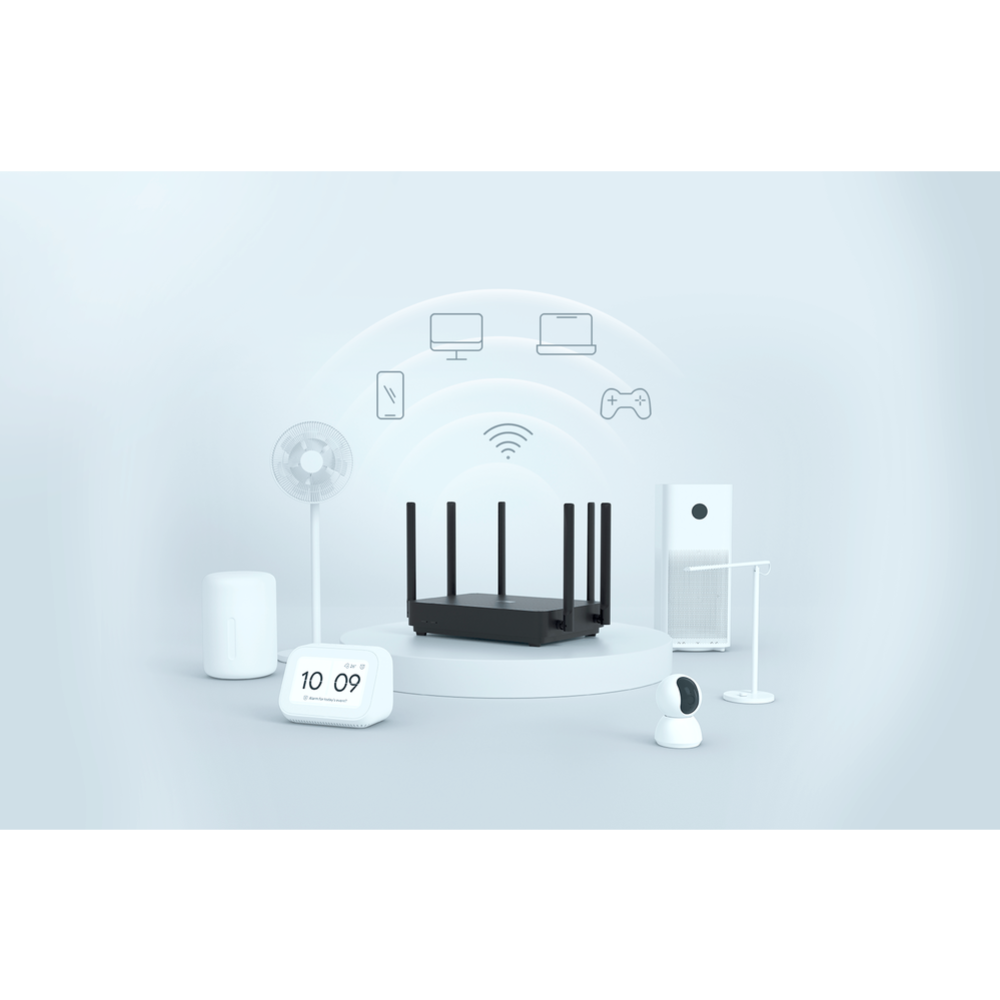 Беспроводной маршрутизатор «Xiaomi» Mi Router AX3200 (RB01), DVB4314GL, 250х60х410 мм