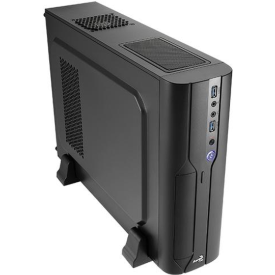 Корпус для компьютера «AeroCool» CS-101-400W, черный, 400W, microATX