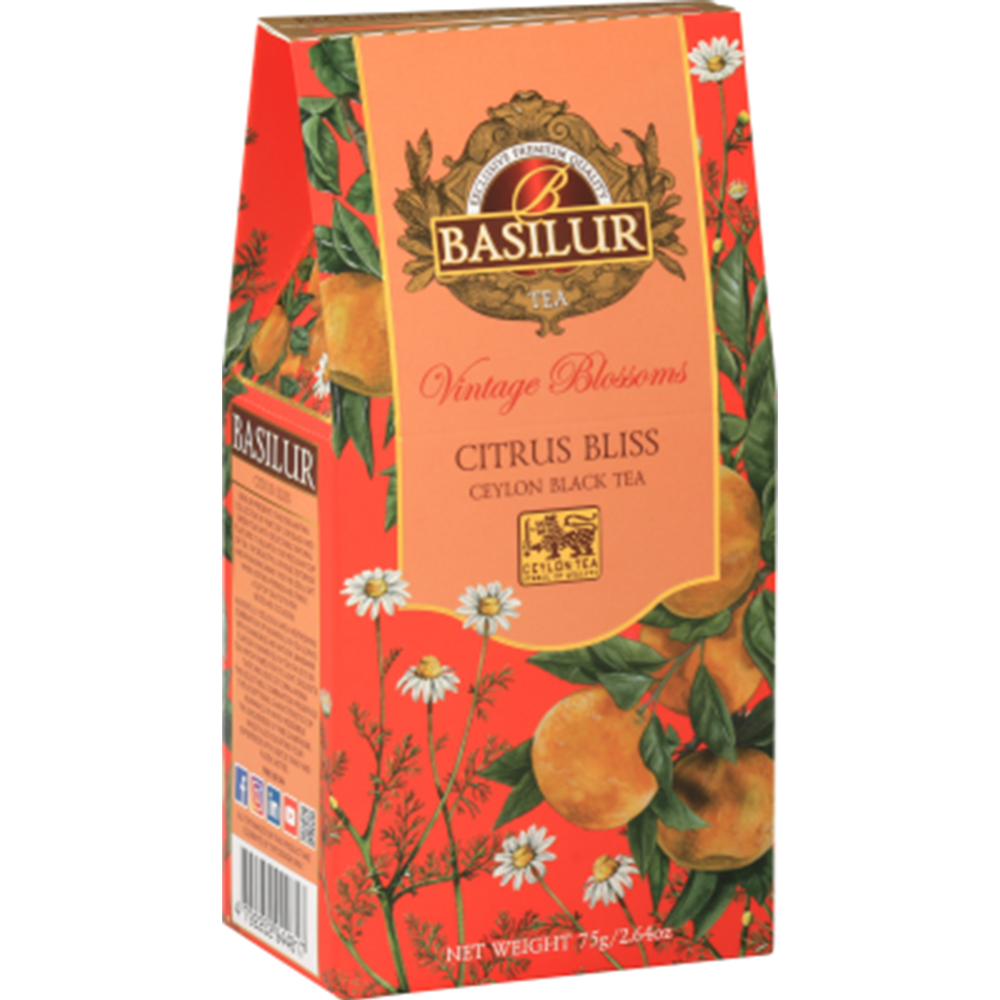 Чай ли­сто­вой «Basilur» цит­ру­со­вое бла­жен­ство, 100 г
