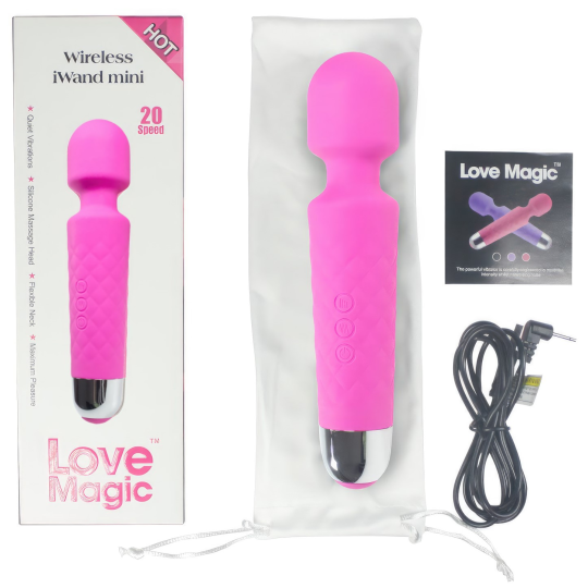 Вибромассажер Love Magic iWand mini Pink