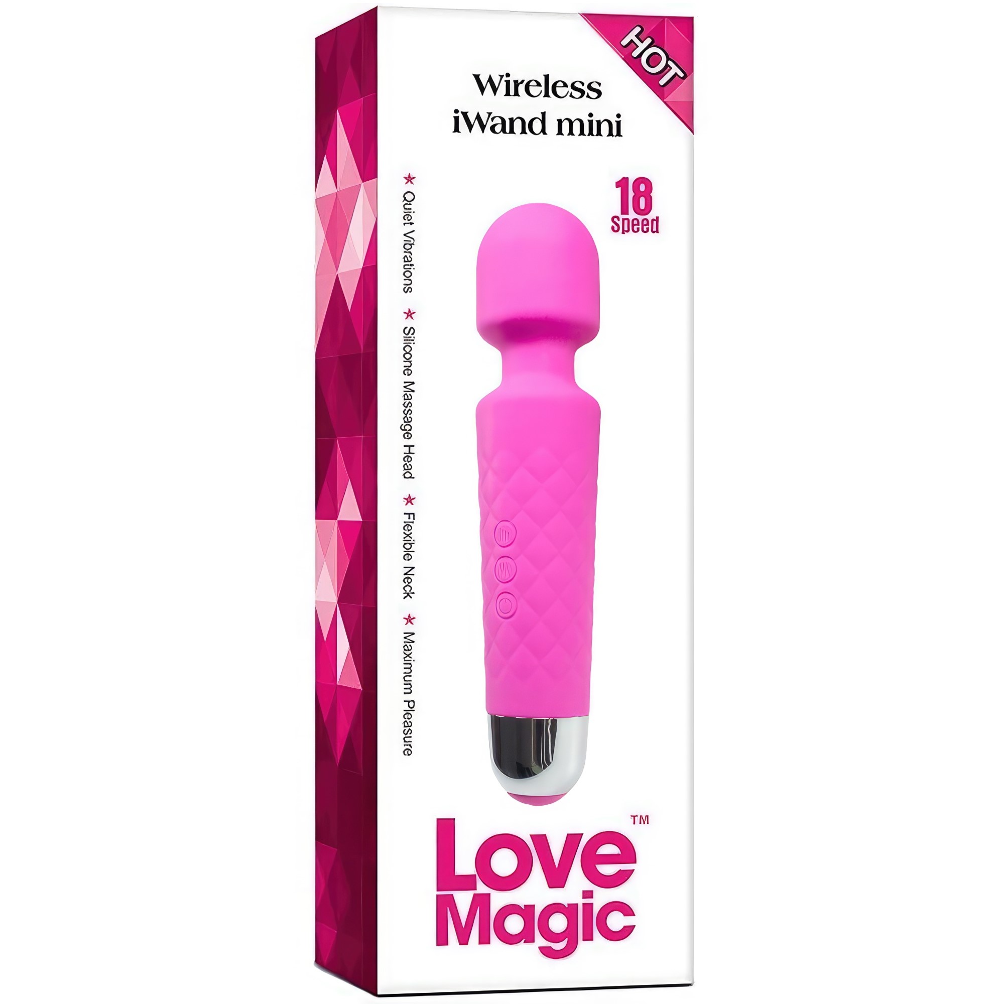 Вибромассажер Love Magic iWand mini Pink