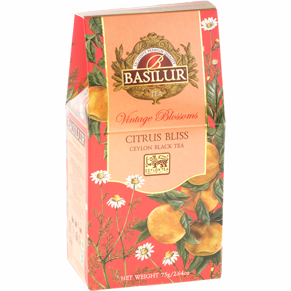 Чай ли­сто­вой «Basilur» цит­ру­со­вое бла­жен­ство, 75 г