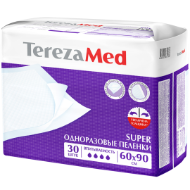 Пеленки «Terezamed super» (60 х 90), 30 шт