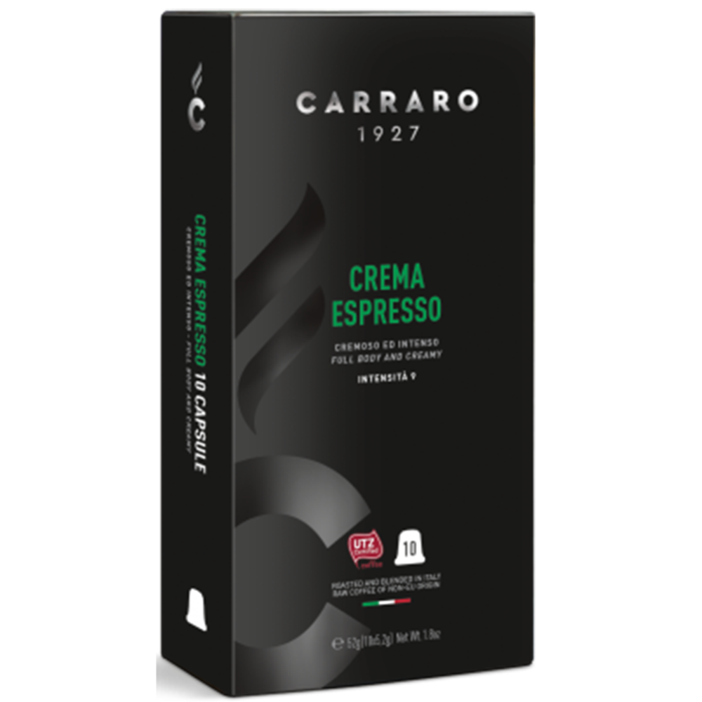 Кофе в капсулах «Carraro» Crema Espresso, 10х5.2 г