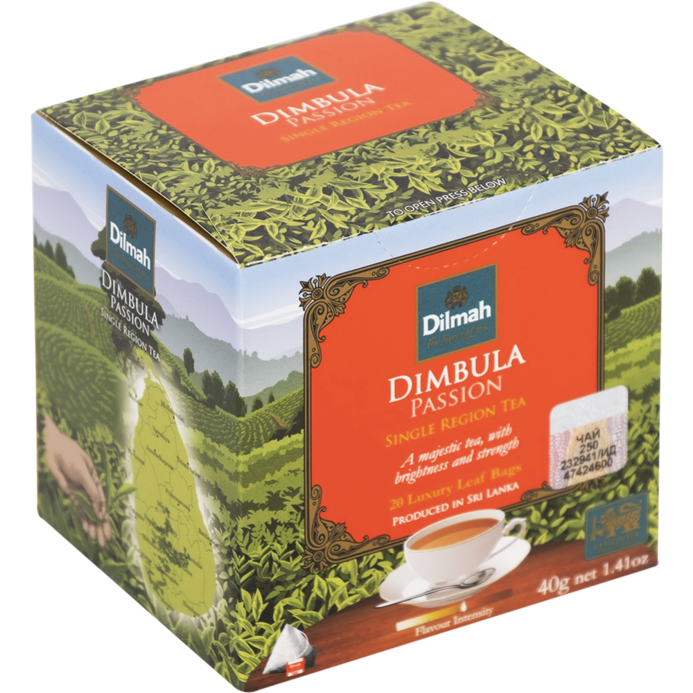 Чай черный «Dilmah» Dimbula Passion, 20х2 г