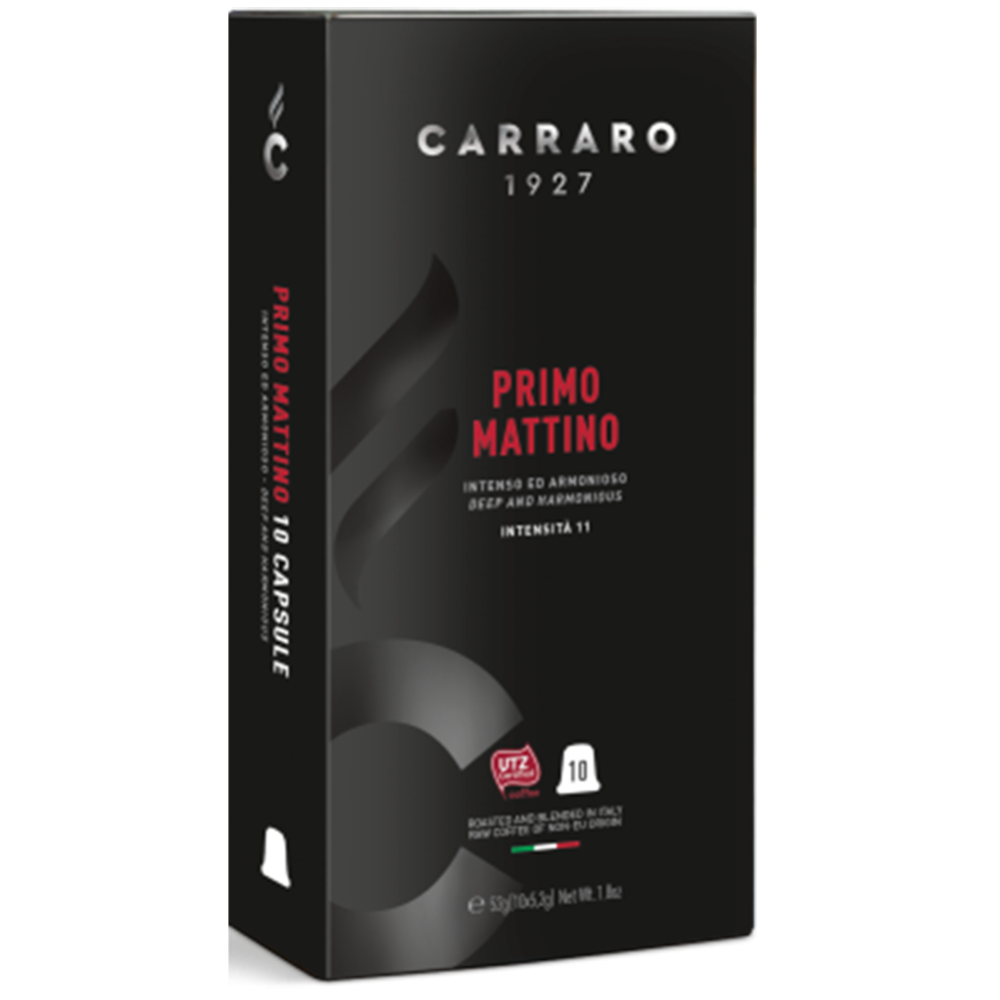 Кофе в капсулах «Carraro» Primo Mattino, 10х5.2 г