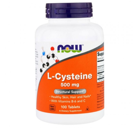 Цистеин Now Foods L-Cysteine (100 таб)