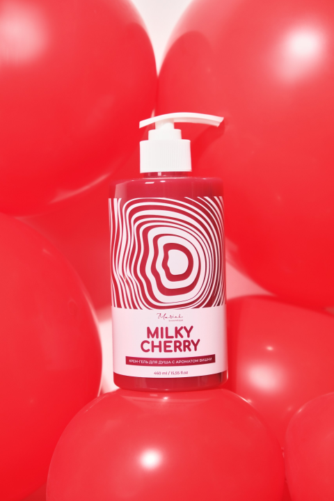 Крем-гель для душа с ароматом Вишни Mariee la cosmetique Milky Cherry 460мл