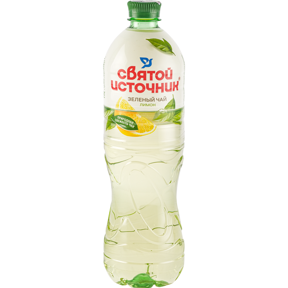 На­пи­ток «Свя­той Ис­точ­ни­к» нега­зи­ро­ван­ный, зе­ле­ный чай, лимон, 1 л