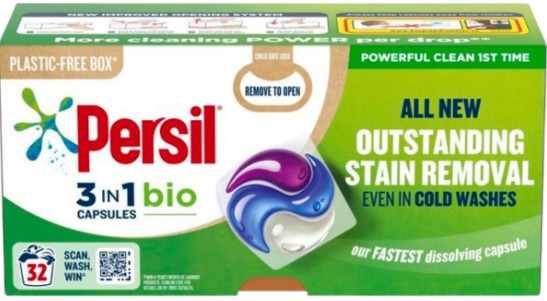 Капсулы для стирки 3 в 1 Persil Bio (32 штуки)