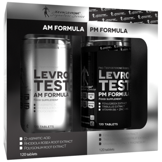 Комплекс для повышения тестостерона ДВУХФАЗНЫЙ БУСТЕР Levro Test (AM PM formula) 2 x 120 tab