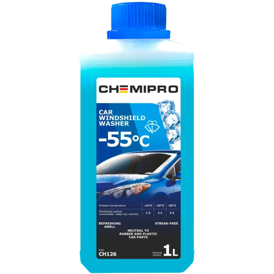 Стеклоомывающая жидкость Chemipro -55 Зимняя CH126 1л