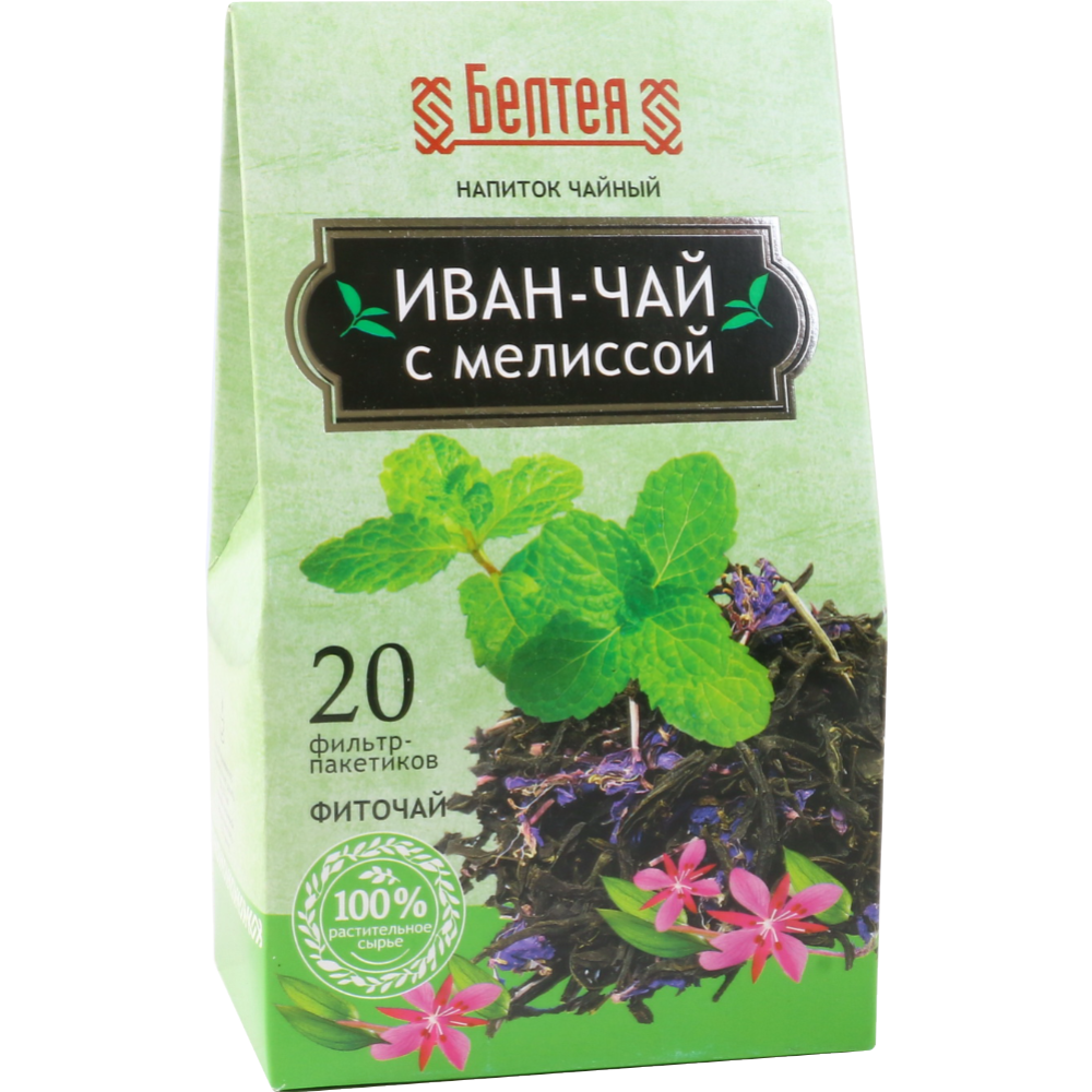 Чай травяной «Белтея» иван-чай с мелиссой, 20х1.2 г #0
