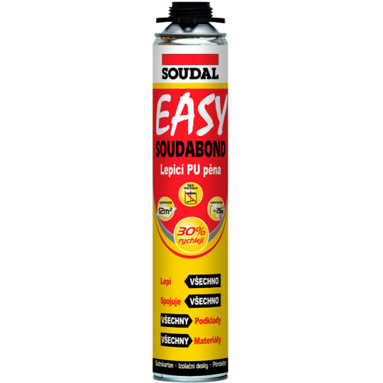 Клей «Soudal» Soudabond Easy, Пистолетный, 750 мл