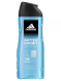 Adidas гель для душа, шампунь и гель для умывания лица увлажняющий After Sport BODY HAIR FACE 3, 400мл