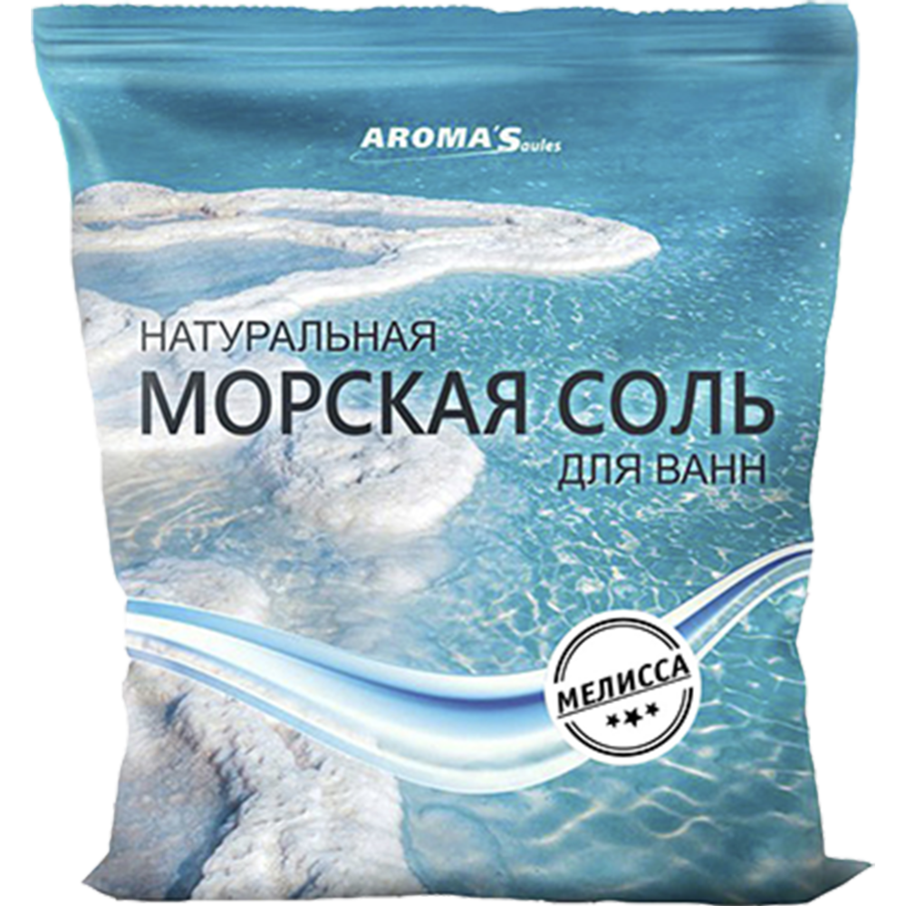 Соль морская для ванн с экстрактом мелиссы, 1 кг