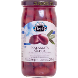 Маслины «Delphi» Каламата с косточкой, 350 г