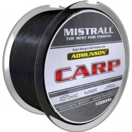 Леска рыболовная «Mistrall» Admunson Carp Black, 0.25 мм, ZM-3350025, 1000 м