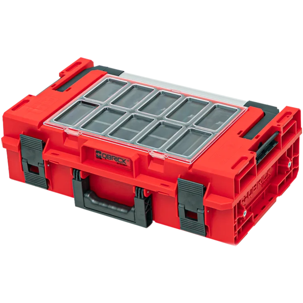 Ящик для инструментов «Qbrick System» SKRQ200E2CCZEBY003, красный
