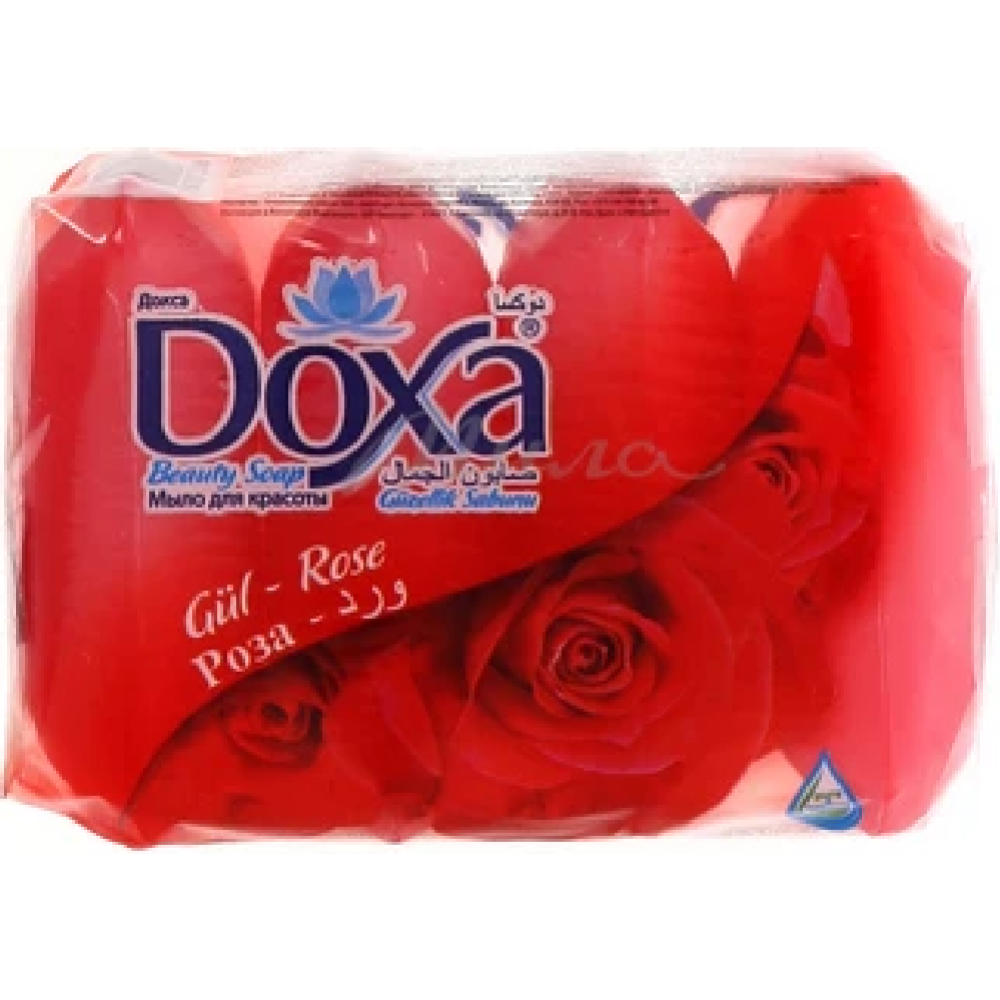 Мыло туалетное «Doxa» роза, 4х60 г