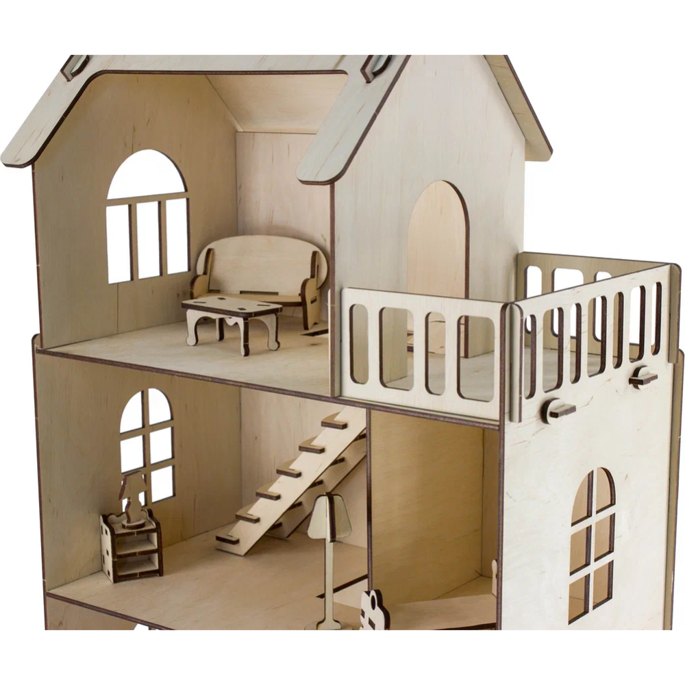 Игрушка «Кукольный дом с мебелью»