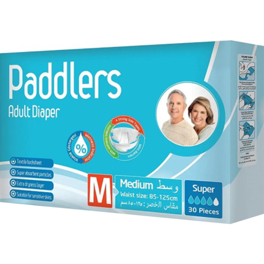 Подгузники для взрослых «Paddlers» Jumbo pack, Medium, 30 шт