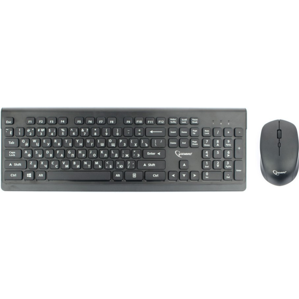 Клавиатура + мышь «Gembird» KBS-7200, черный