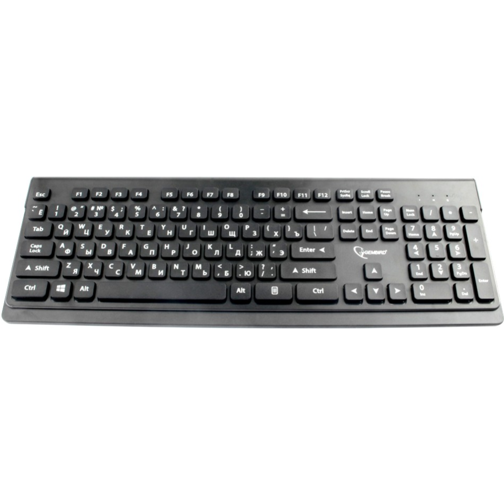 Клавиатура + мышь «Gembird» KBS-7200, черный