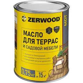 Масло для террас «Zerwood» MDT, палисандр, 0.75 кг