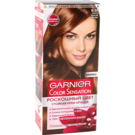 Крем-краска для волос «Garnier» Color Sensation, тон 6.35, золотой янтарь