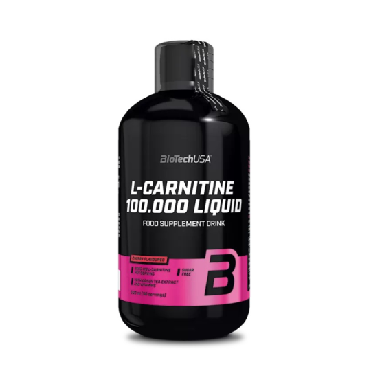 Л-КАРНИТИН L-CARNITINE LIQUID 100.000, ВИШНЯ, BIOTECH USA