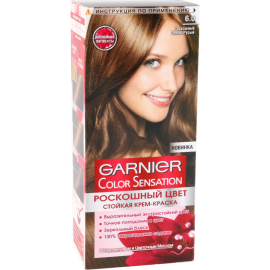 Крем-краска «Garnier Color Sensation» роскошный темно-русый 6.0.