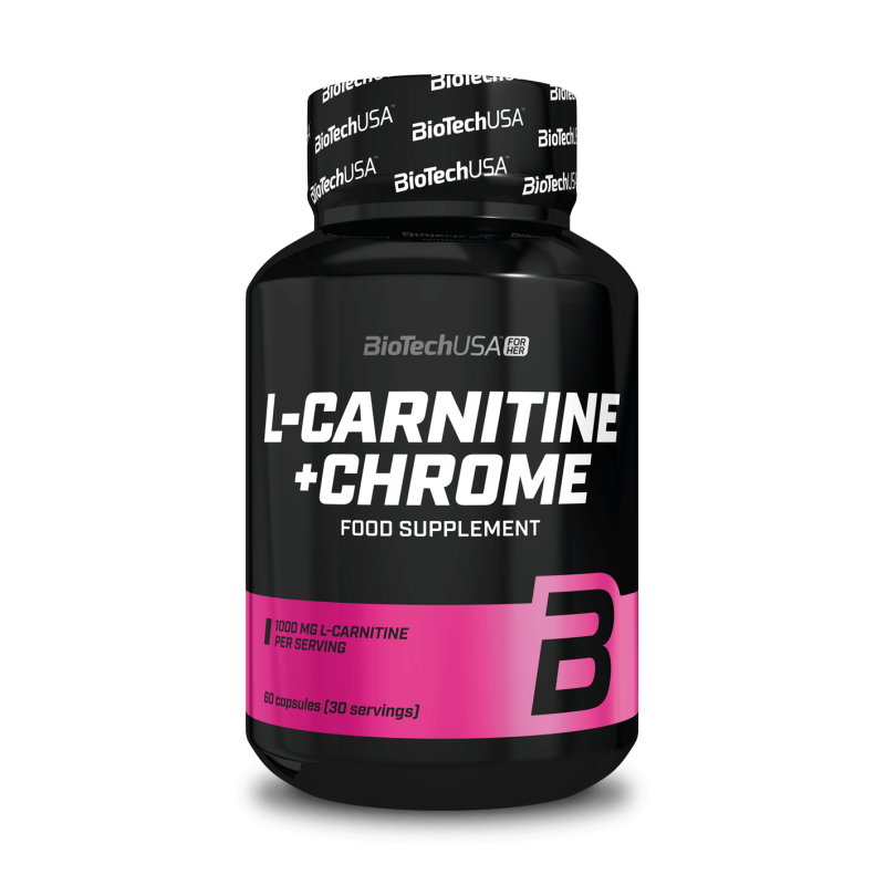 Л-КАРНИТИН+ХРОМ L-CARNITINE+CHROME, 60 кап., BIOTECH USA