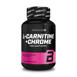 Л-КАРНИТИН+ХРОМ L-CARNITINE+CHROME, 60 кап., BIOTECH USA