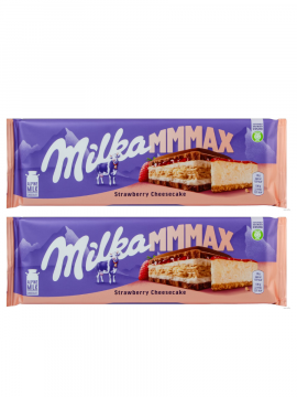 Шоколад молочный "Milka. Клубничный чизкейк",300 г