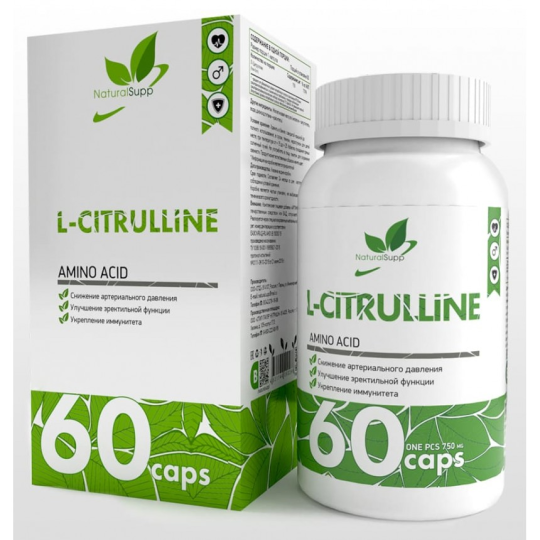 Цитруллин NaturalSupp L-Citrulline (60 капс)