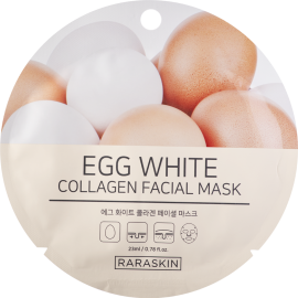 Маска для лица «Egg White collagen Facial mask, Raraskin» 23 мл