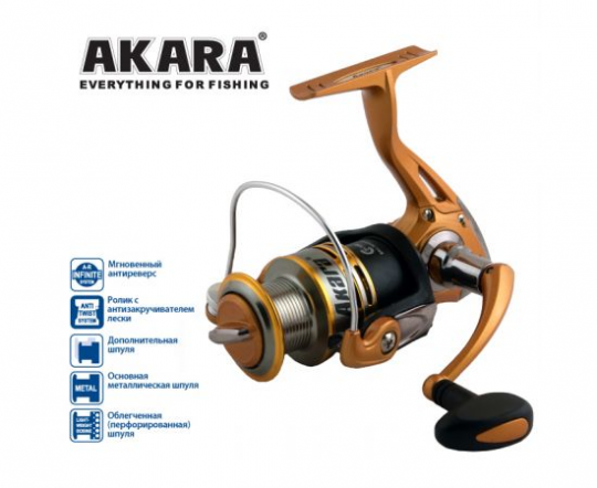 Катушка Akara Demetra FD2000A 5+1bb, запасная шпуля