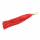Красная плеть с карабином 37 см